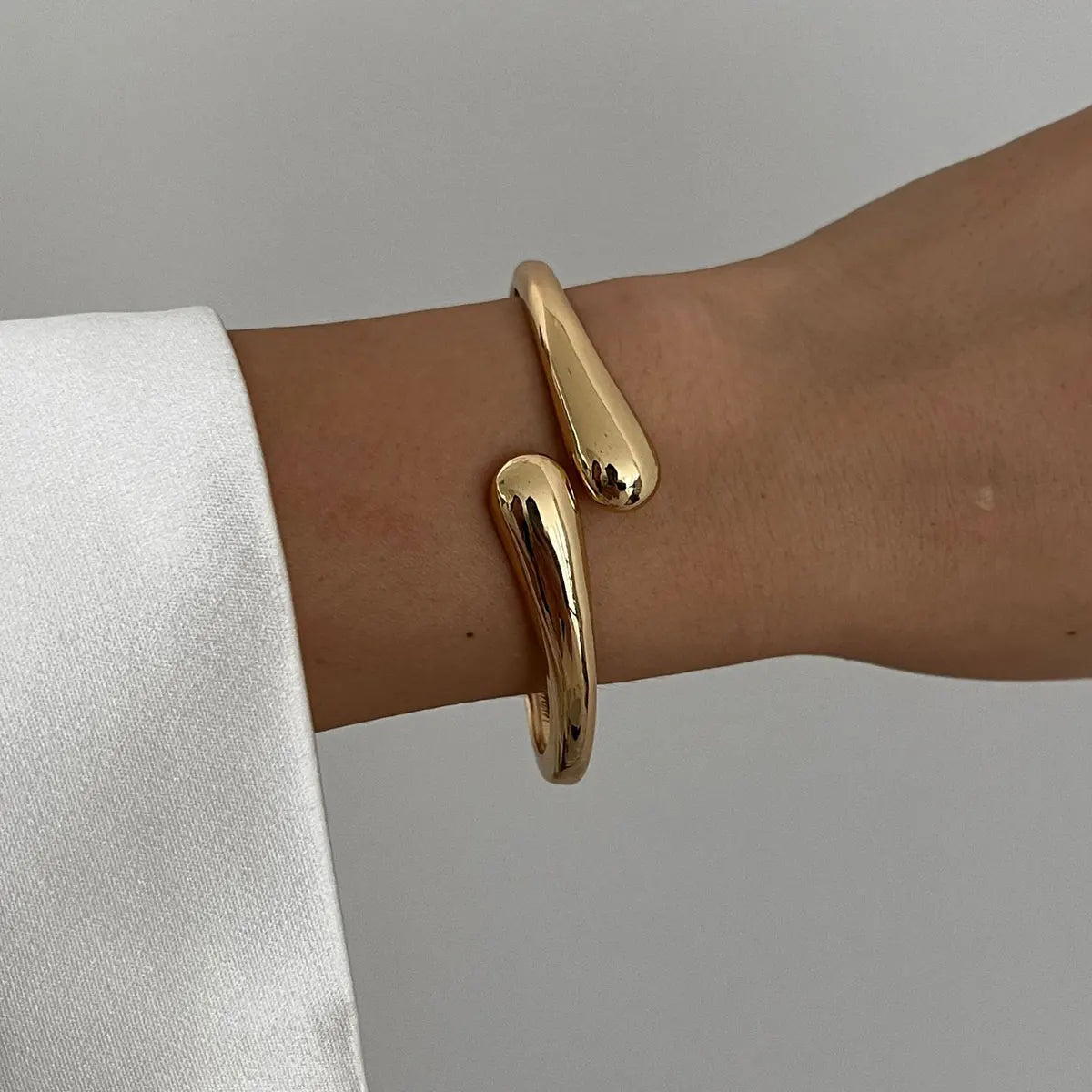 Gold Punk Cuff Bracelet - Oria Jewel