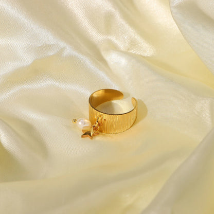 Trend Stainless Steel Rings For Women Simple Charming High Quality Gold Color Ring Wedding Party Jewelry Gift Free Shipping Item - Oria Jewel