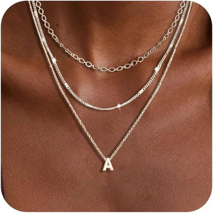 Layered Choker Necklace Set - Oria Jewel