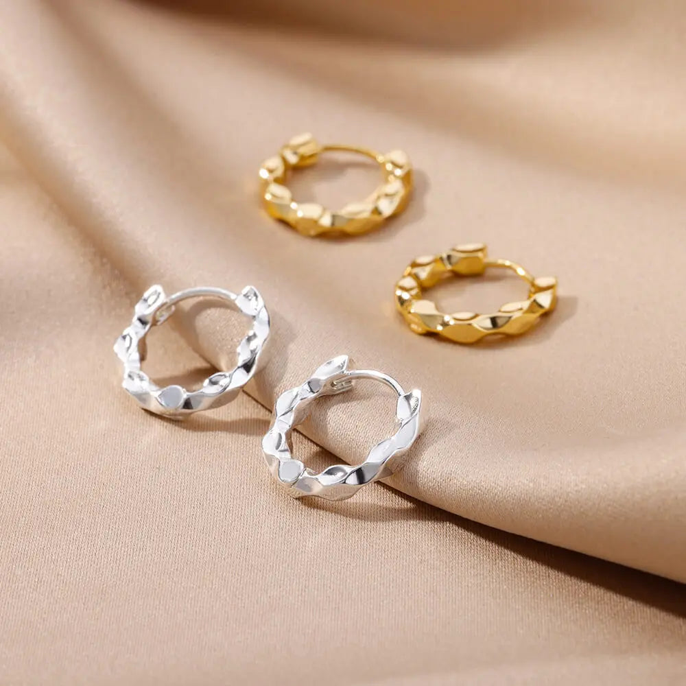 Bold Hoop Earrings - Oria Jewel