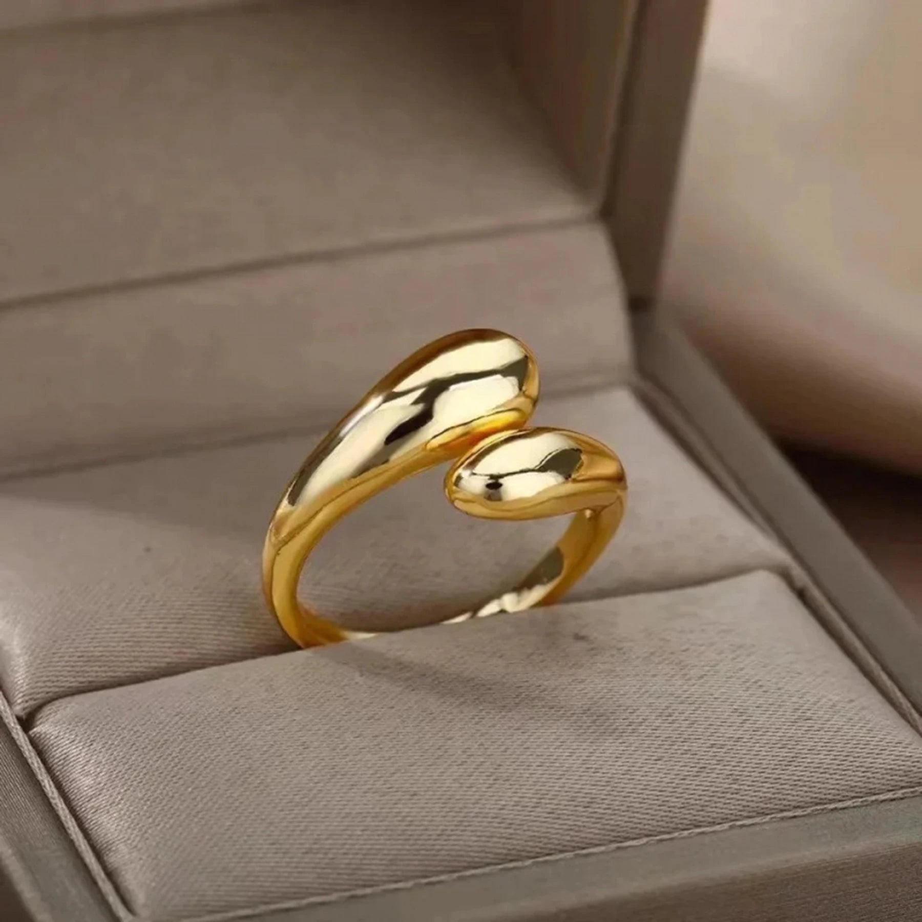 Trend Stainless Steel Rings For Women Simple Charming High Quality Gold Color Ring Wedding Party Jewelry Gift Free Shipping Item - Oria Jewel