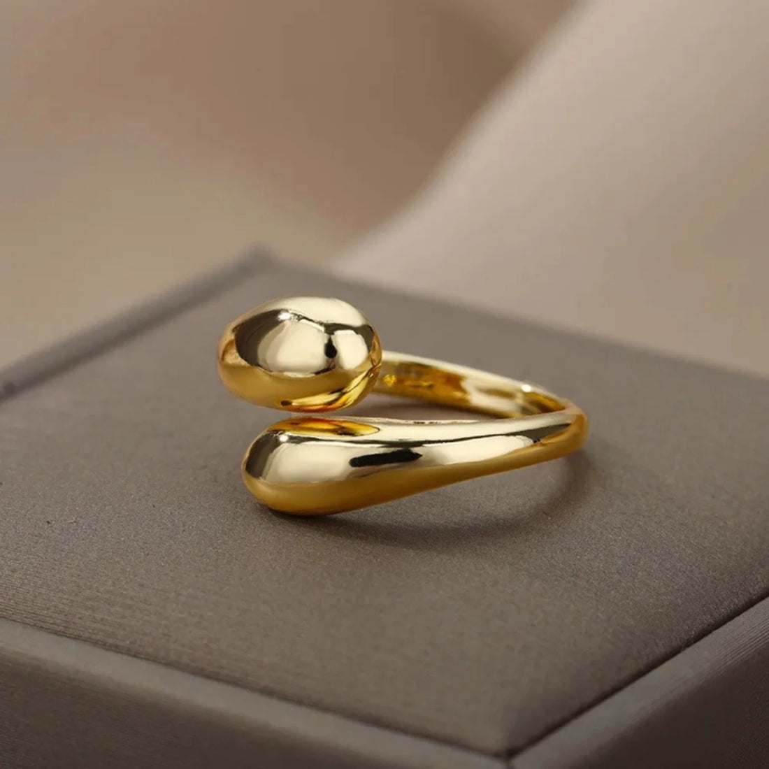 Trend Stainless Steel Rings For Women Simple Charming High Quality Gold Color Ring Wedding Party Jewelry Gift Free Shipping Item - Oria Jewel