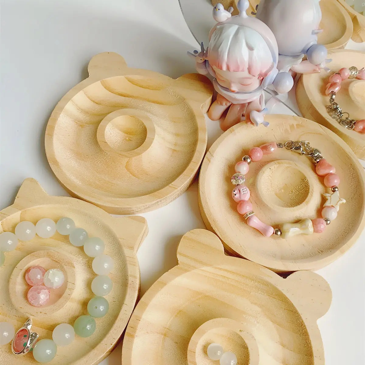 1pc DIY Wooden Beading Design Board Suitable For Jewelry Making Bracelets Necklaces Crafts Tray Practical Display - Oria Jewel