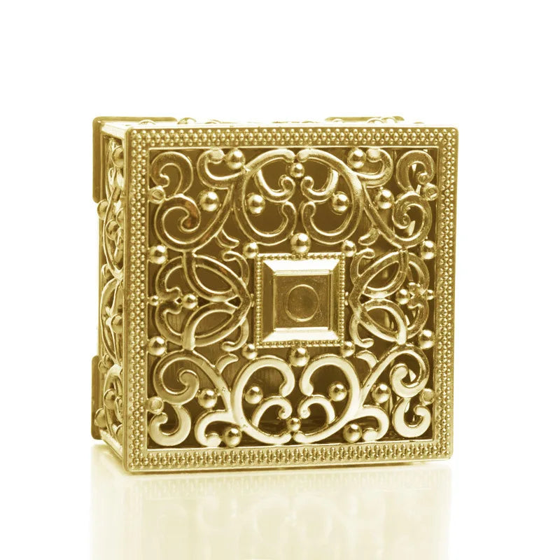 2 PCs Mini Treasure Storage Jewelry Box Silver-color Hollow Flower Pattern Jewelry Case Boxes for Necklace Earring Ring - Oria Jewel