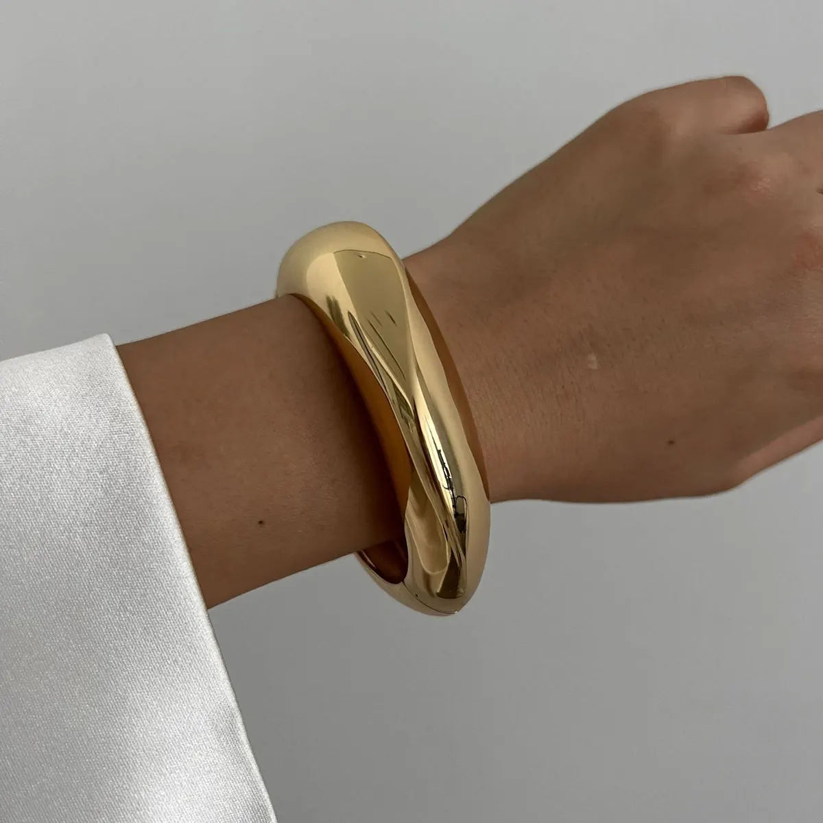 Gold Punk Cuff Bracelet - Oria Jewel