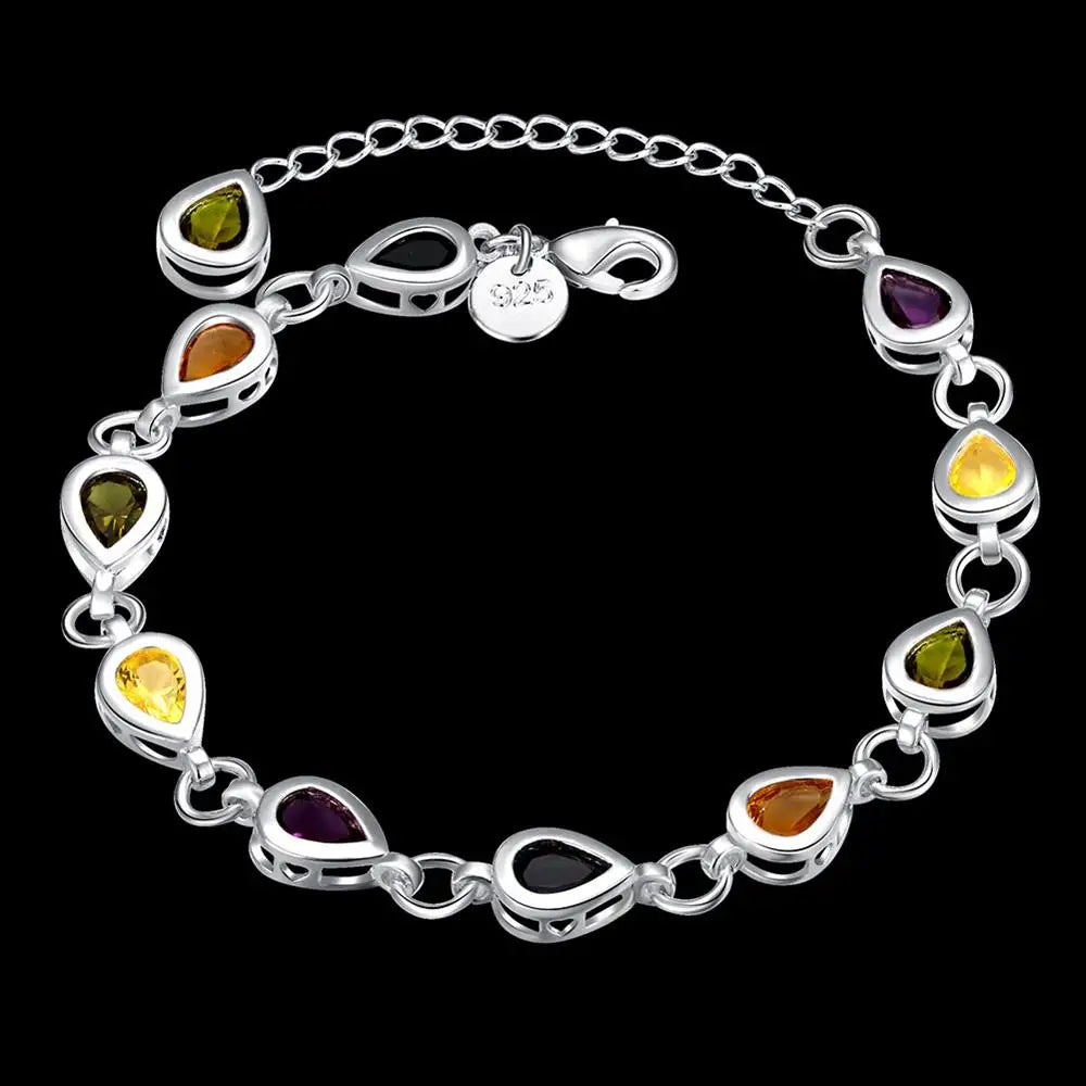 925 Sterling Silver Twisted Rope Bracelet for Men &amp; Women - Oria Jewel