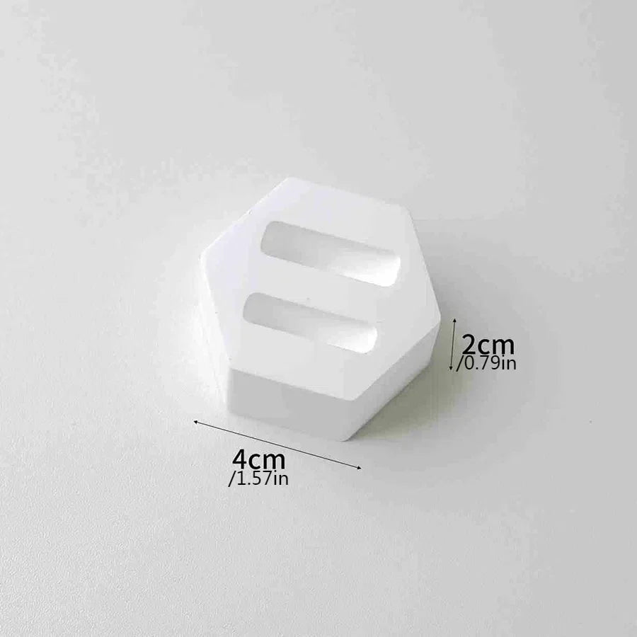 Gypsum white ring display stand holder ,Jewelry organizer props . couple ring display holders case , creative earrings box - Oria Jewel