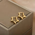 Star Hoop Earrings - Oria Jewel