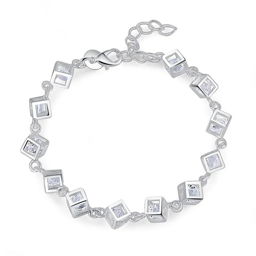 925 Sterling Silver Twisted Rope Bracelet for Men &amp; Women - Oria Jewel