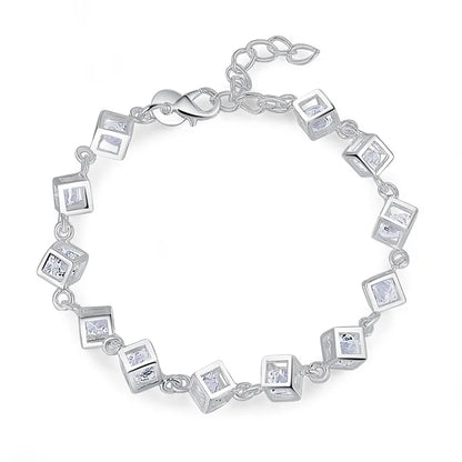925 Sterling Silver Twisted Rope Bracelet for Men &amp; Women - Oria Jewel