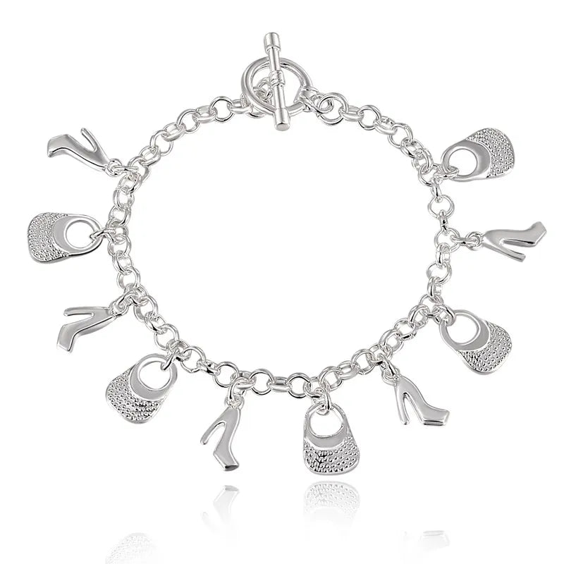 925 Sterling Silver Twisted Rope Bracelet for Men &amp; Women - Oria Jewel