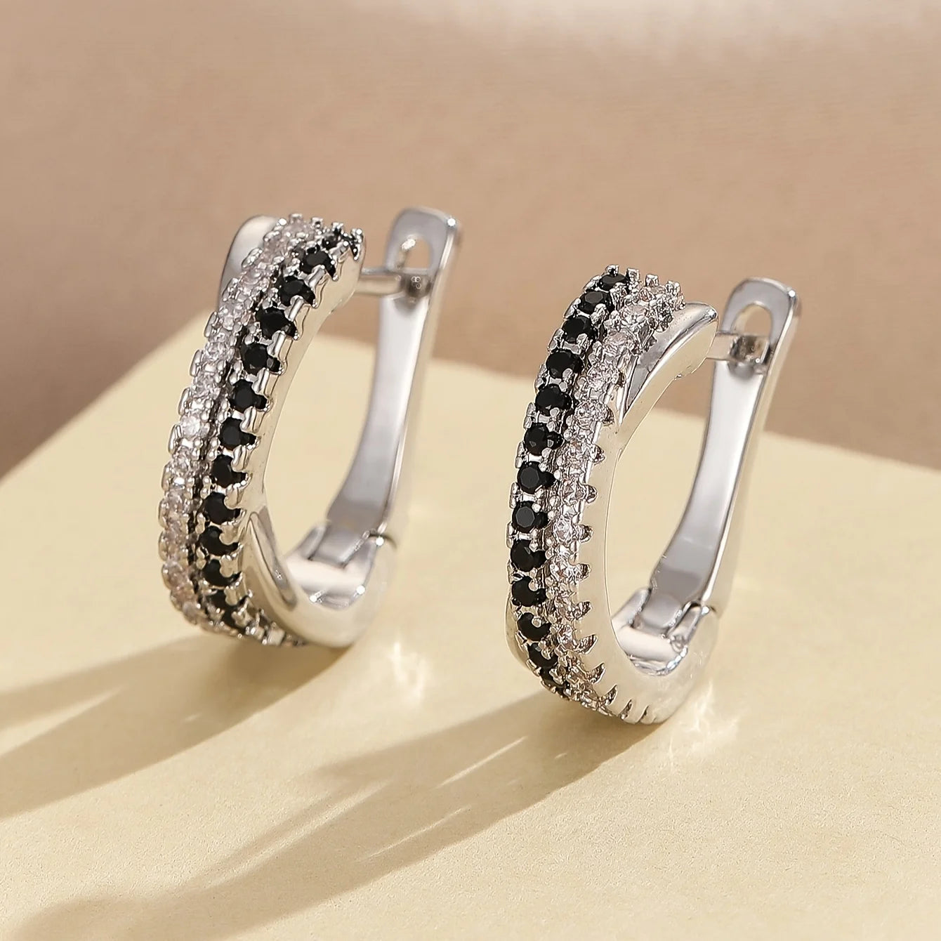 Crystal Elegance Stud Earrings - Oria Jewel