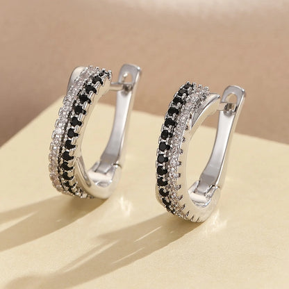 Crystal Elegance Stud Earrings - Oria Jewel