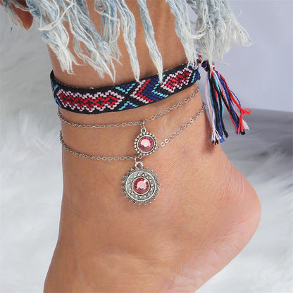 Boho Beaded Anklet – Handmade Colorful Summer Foot Chain for Women &amp; Girls - Oria Jewel