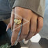 simple-heart-metal-ring - Oria Jewel
