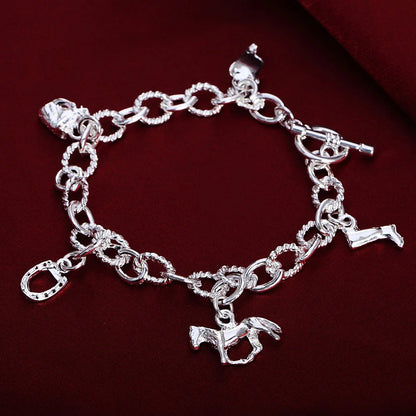 925 Sterling Silver Twisted Rope Bracelet for Men &amp; Women - Oria Jewel