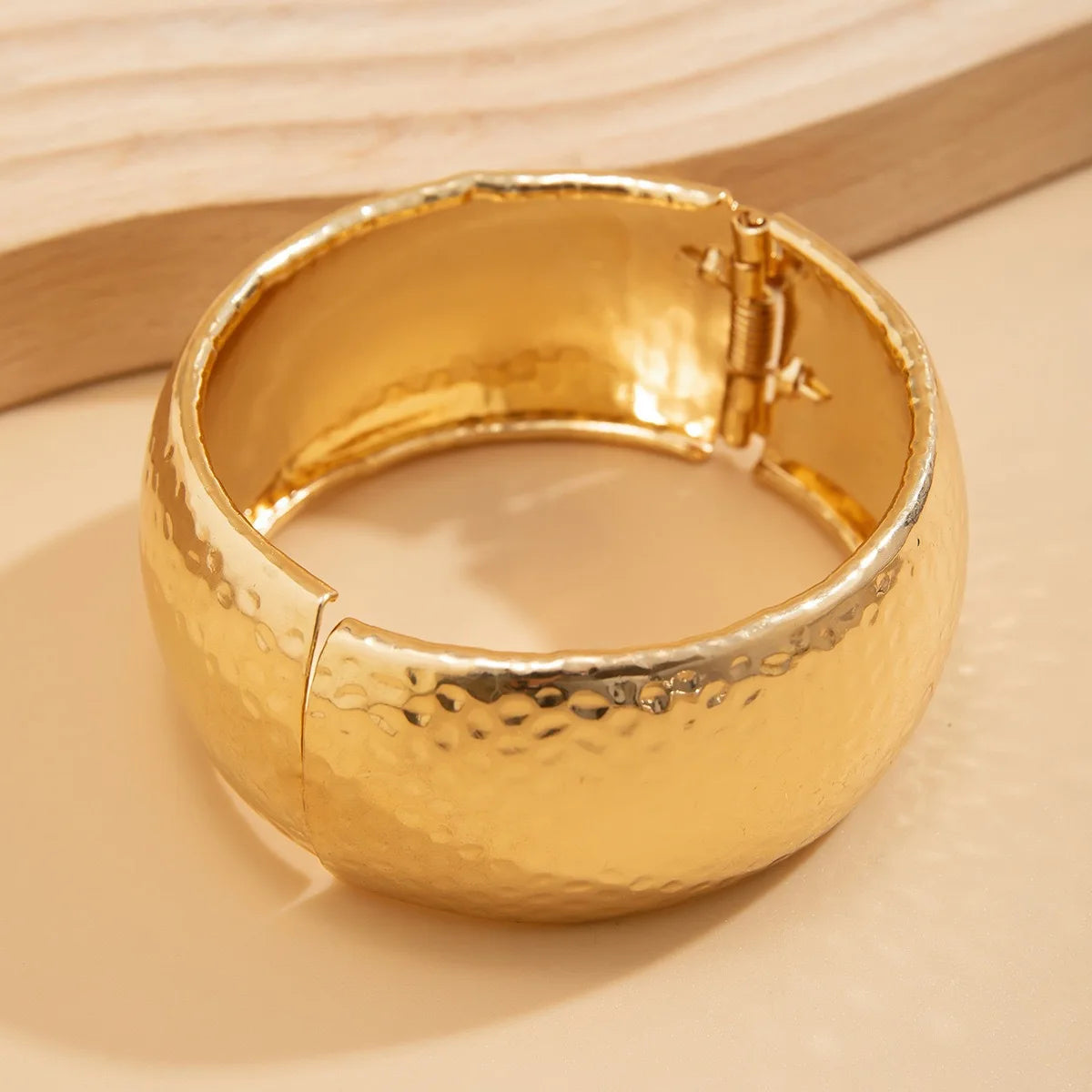 Gold Punk Cuff Bracelet - Oria Jewel