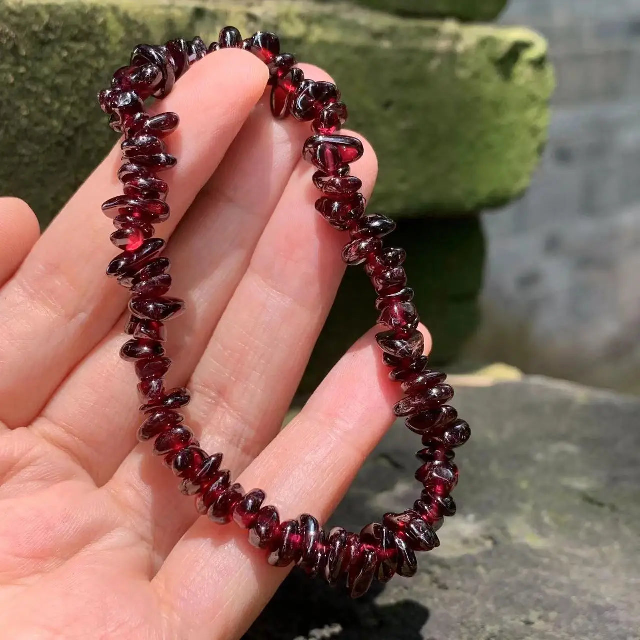 Natural Garnet Healing Bracelet - Oria Jewel