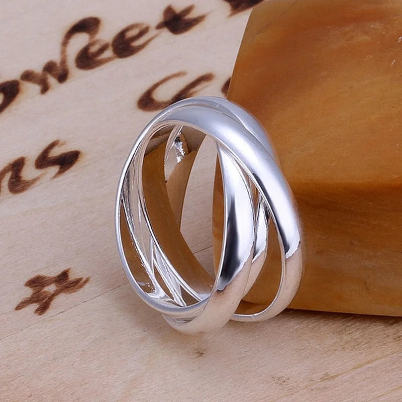 Sterling Silver Wedding Ring - Oria Jewel