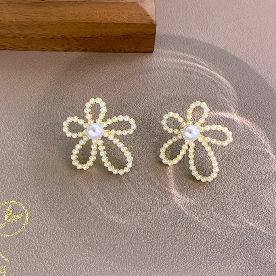 ZAKOL Crystal Flower Earrings - Oria Jewel
