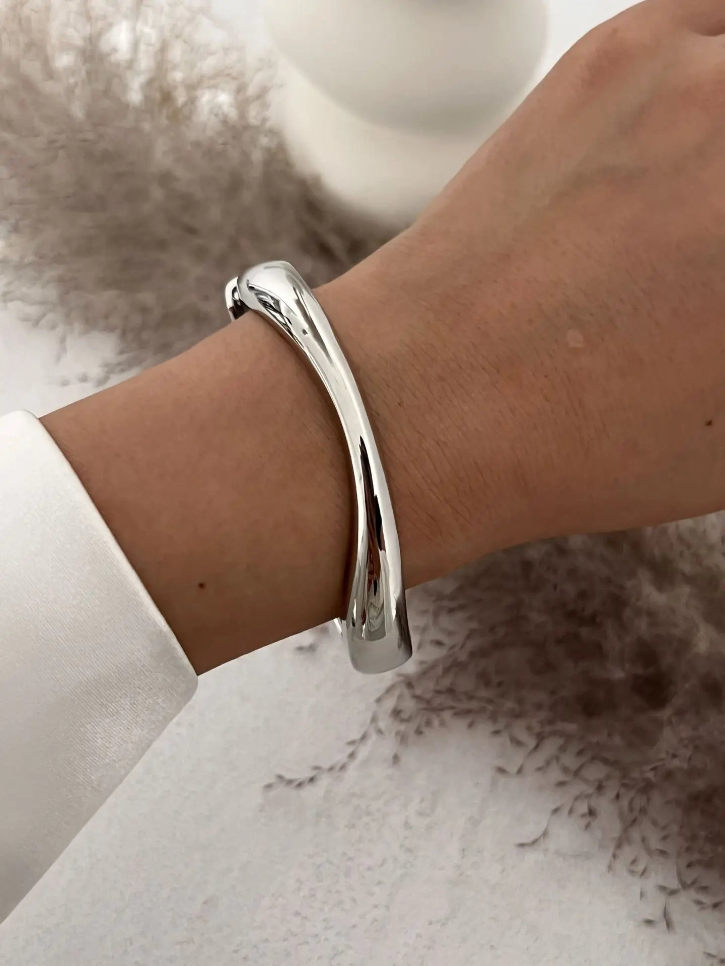 Gold Punk Cuff Bracelet - Oria Jewel
