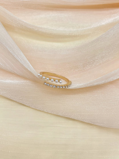 Melting Gold Punk Ring - Oria Jewel