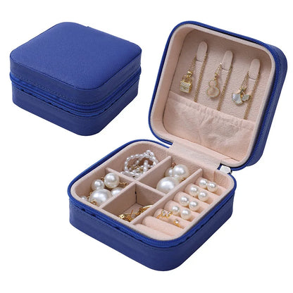 Simple Jewelry Box Wholesale Travel Portable Ring Necklace Earrings Studs Earrings Storage Box Jewelry Organizer - Oria Jewel