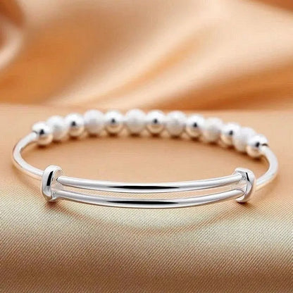925 Silver Charm Bangle Bracelet - Oria Jewel