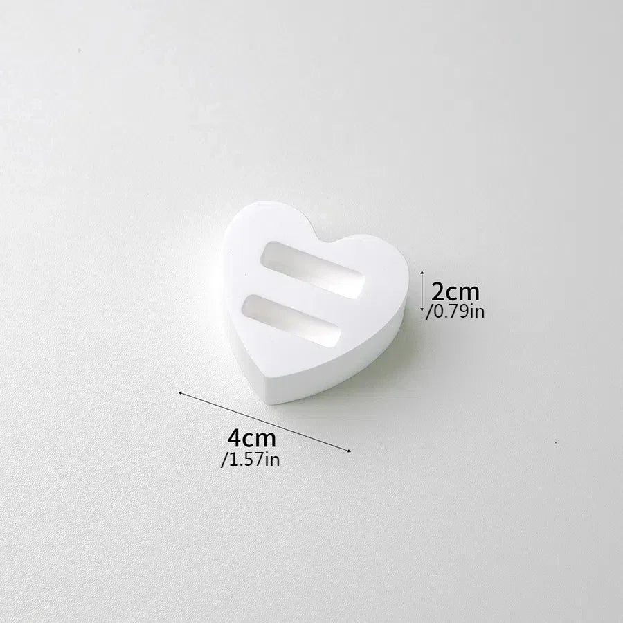 Gypsum white ring display stand holder ,Jewelry organizer props . couple ring display holders case , creative earrings box - Oria Jewel