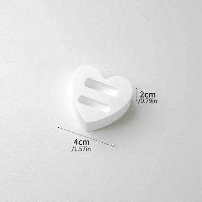 Gypsum white ring display stand holder ,Jewelry organizer props . couple ring display holders case , creative earrings box - Oria Jewel