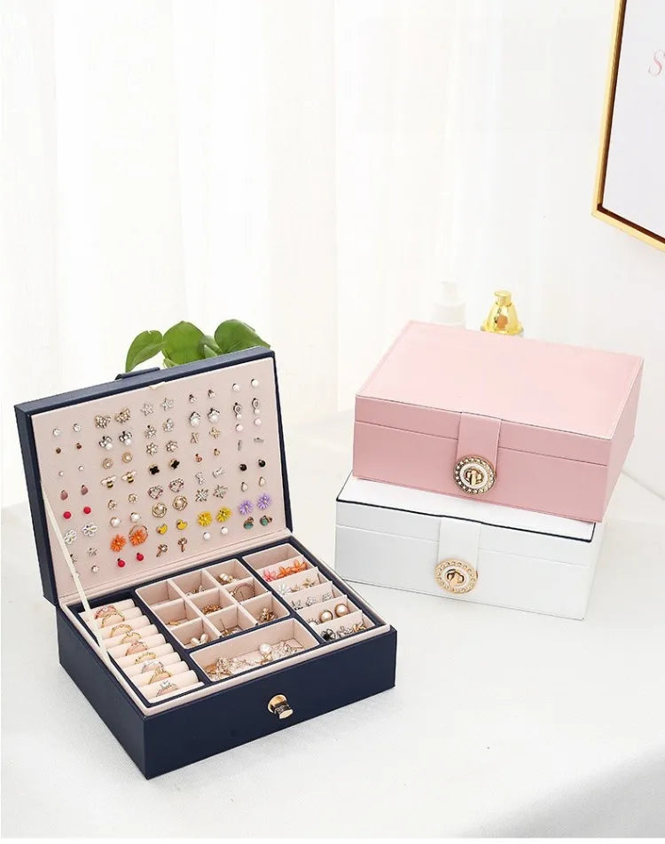 Jewelry Boxes Organizer Stud Earring Organizer For Women Girl Mens Necklace Holder Organizer Bracelet Storage Case A Easy To Use - Oria Jewel