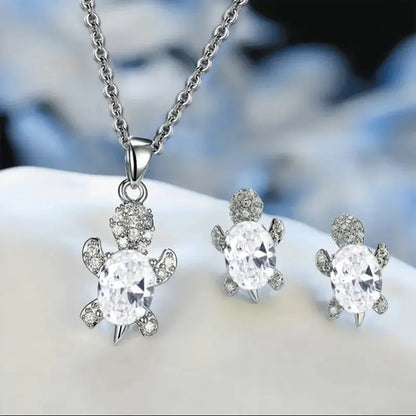 Turtle Diamond Jewelry Set - Oria Jewel