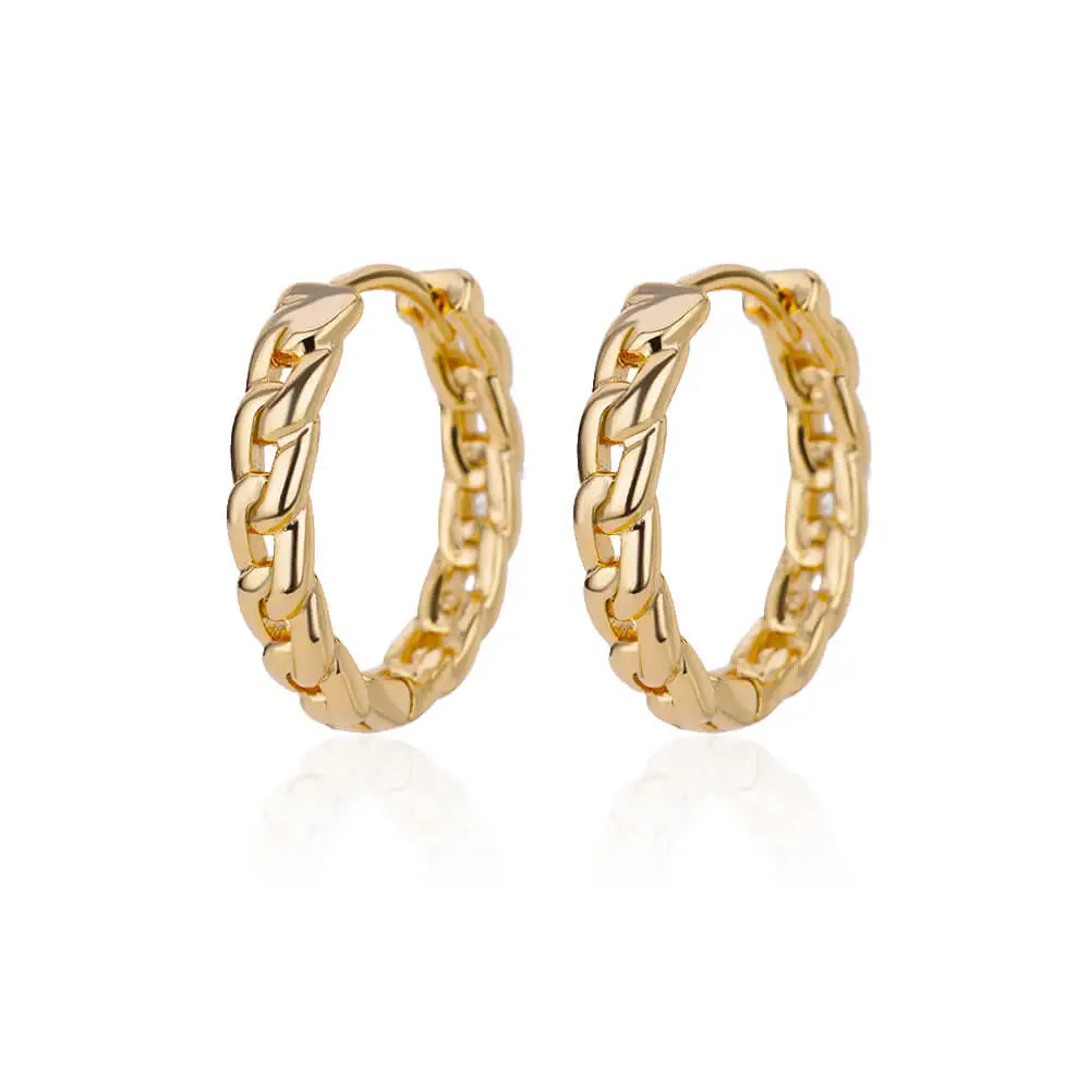 Bold Hoop Earrings - Oria Jewel