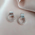 2pc Thread Ring Women Fashion Trend Light Luxury and Simple Earrings Outdoor Travel Carnival Banquet Party Holiday Dressing Gift - Oria Jewel