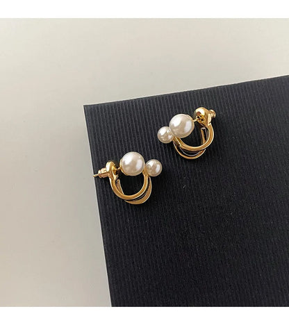 Fashion Classic Pearl Earrings for Women Senior Temperament Girls Retro Style Ear Rings Girlfriend Gifts Banquet Souvenirs - Oria Jewel