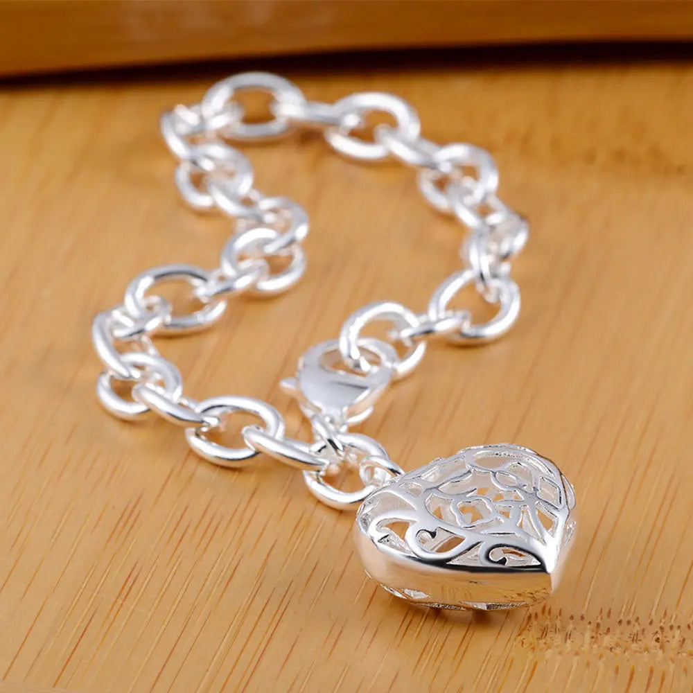 925 Sterling Silver Twisted Rope Bracelet for Men & Women - Oria Jewel