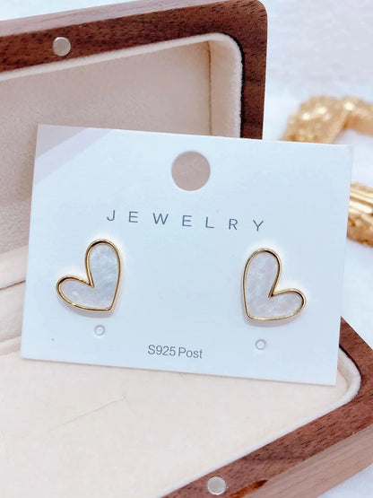 IFYOUOO Vintage Small Heart Earrings for Women Fashion Jewelry Gift Delicate Girly sweet Earrings Girls - Oria Jewel