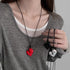 Gothic Heart Pendant Necklaces - Oria Jewel