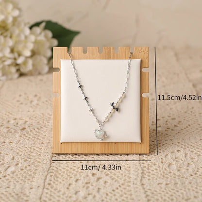 PU Model Bust Show Exhibitor Jewelry Display Necklace Pendants Mannequin Stand Earrings Organizer Ring Bracelet Storage Stand - Oria Jewel