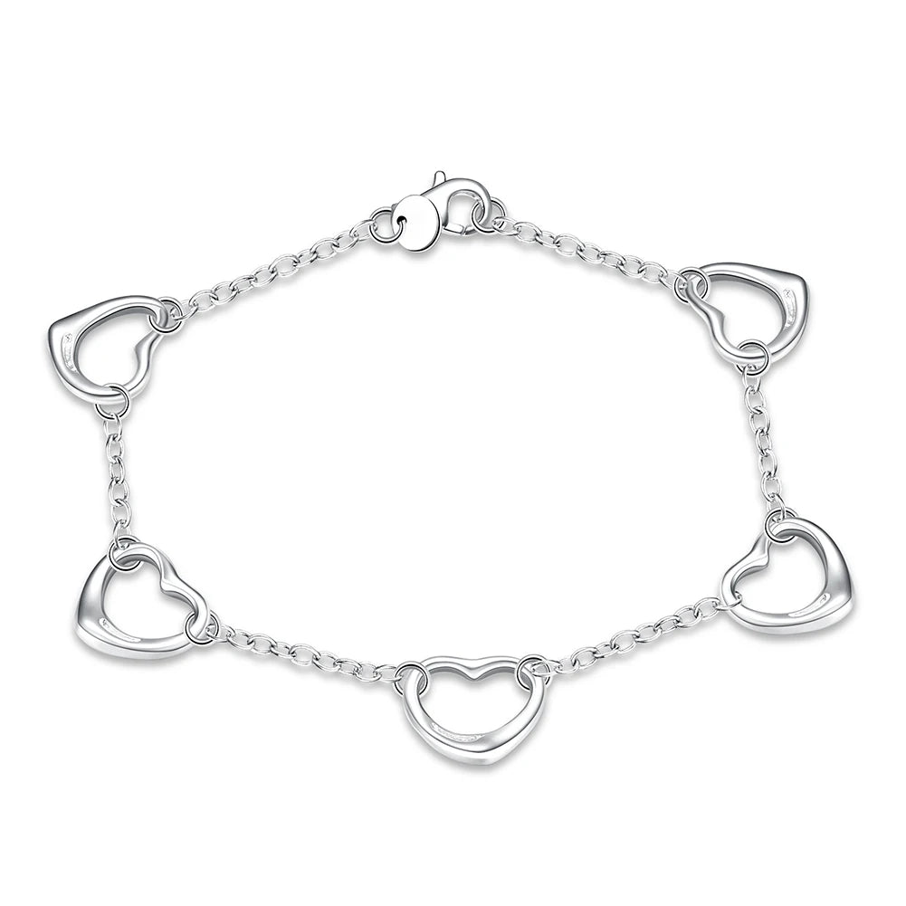 925 Sterling Silver Twisted Rope Bracelet for Men & Women - Oria Jewel