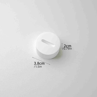 Gypsum white ring display stand holder ,Jewelry organizer props . couple ring display holders case , creative earrings box - Oria Jewel