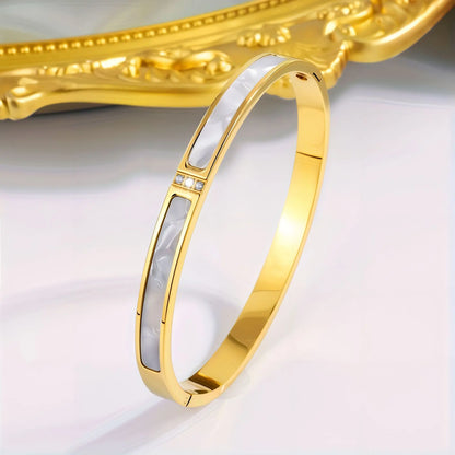 Zircon Steel Bracelet - Oria Jewel