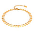 Coin Charm Gold Anklet - Oria Jewel