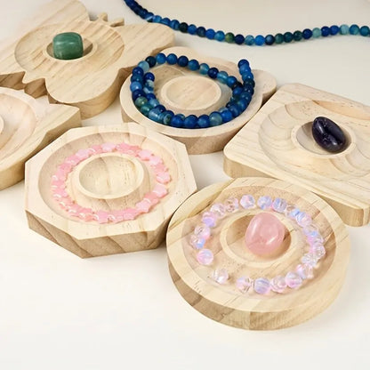 1pc DIY Wooden Beading Design Board Suitable For Jewelry Making Bracelets Necklaces Crafts Tray Practical Display - Oria Jewel