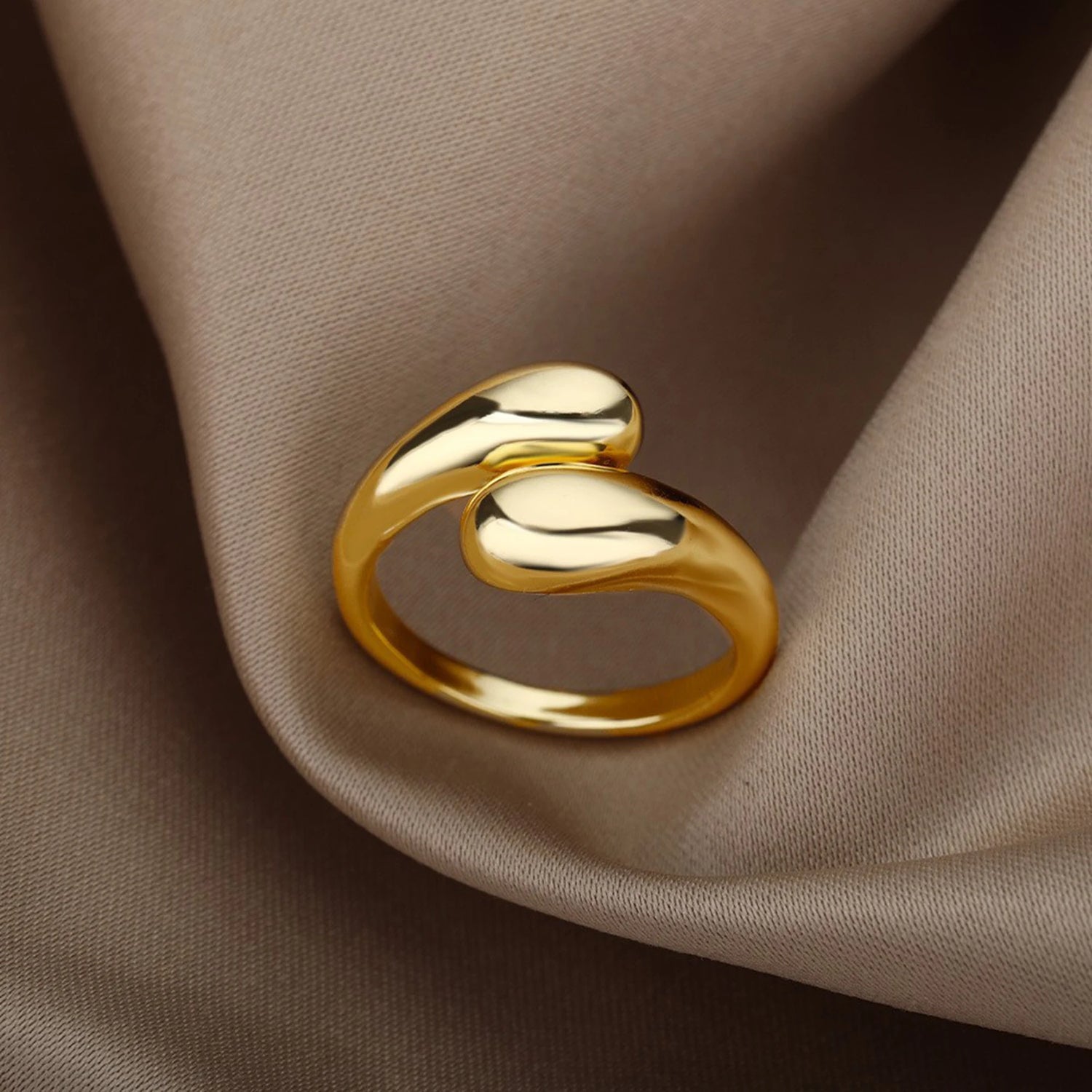 Trend Stainless Steel Rings For Women Simple Charming High Quality Gold Color Ring Wedding Party Jewelry Gift Free Shipping Item - Oria Jewel