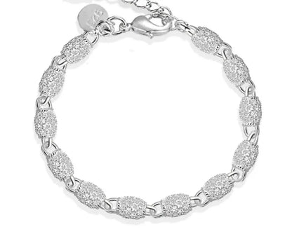 925 Sterling Silver Twisted Rope Bracelet for Men &amp; Women - Oria Jewel