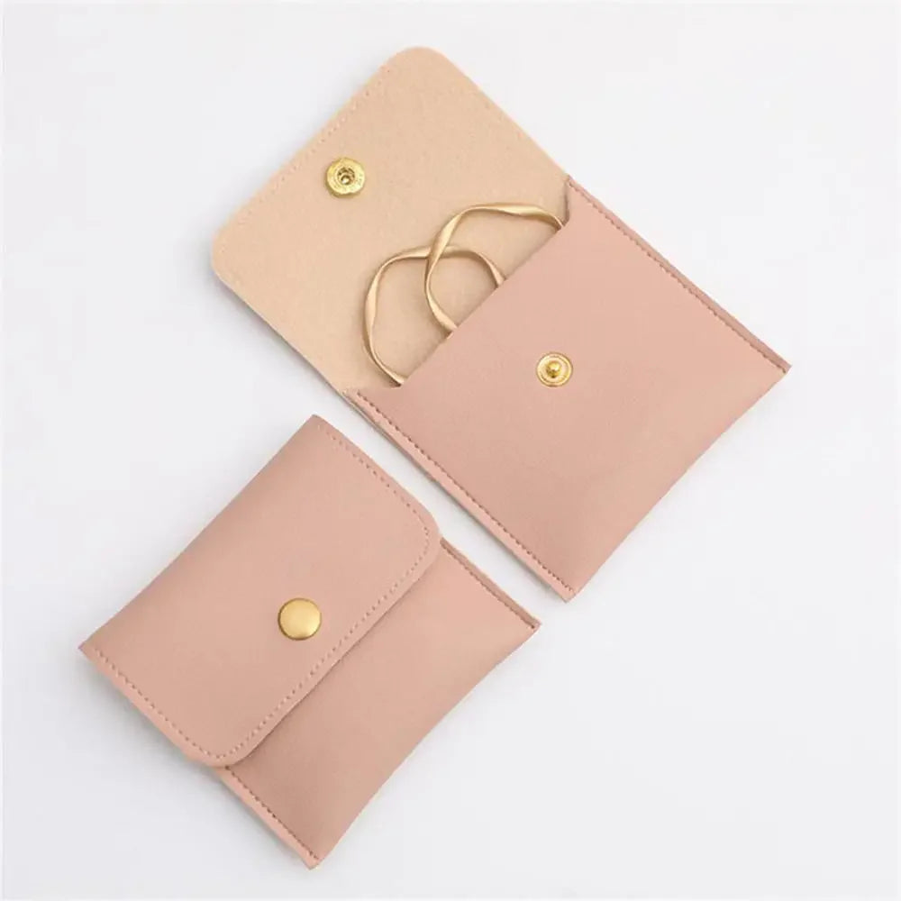 Ring Box Couple Proposal Ring Boxes PU Leather Jewelry Gift Case Ring Earrings Jewelry Display for Wedding Engagement - Oria Jewel