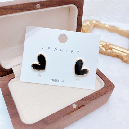 IFYOUOO Vintage Small Heart Earrings for Women Fashion Jewelry Gift Delicate Girly sweet Earrings Girls - Oria Jewel