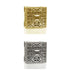 2 PCs Mini Treasure Storage Jewelry Box Silver-color Hollow Flower Pattern Jewelry Case Boxes for Necklace Earring Ring - Oria Jewel