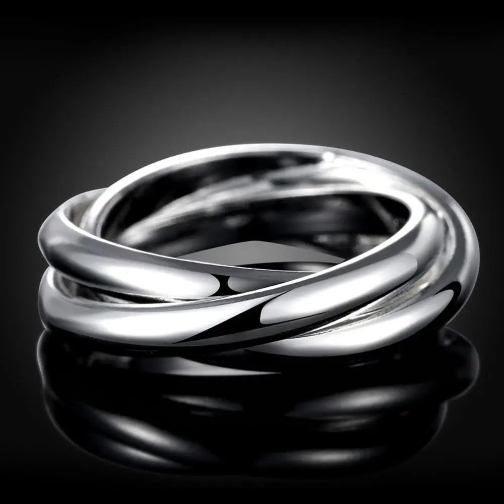 Sterling Silver Wedding Ring - Oria Jewel